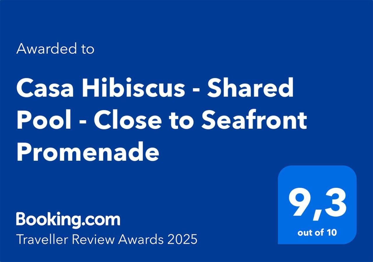 Casa Hibiscus - Shared Pool - Close To Seafront Promenade Punta Mujeres Luaran gambar